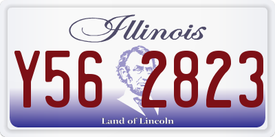 IL license plate Y562823