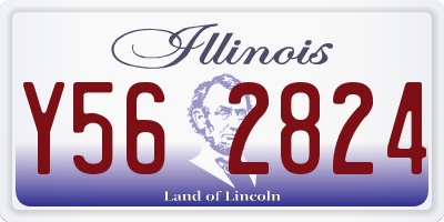 IL license plate Y562824