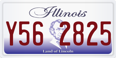 IL license plate Y562825