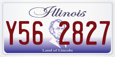 IL license plate Y562827
