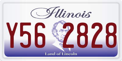 IL license plate Y562828