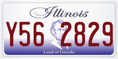 IL license plate Y562829
