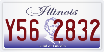 IL license plate Y562832