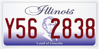 IL license plate Y562838