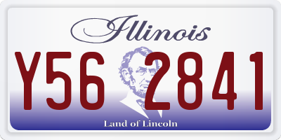IL license plate Y562841