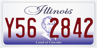 IL license plate Y562842