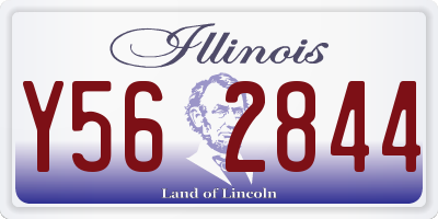 IL license plate Y562844
