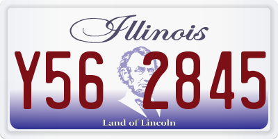 IL license plate Y562845