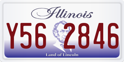 IL license plate Y562846