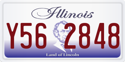 IL license plate Y562848