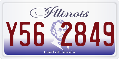 IL license plate Y562849