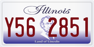 IL license plate Y562851