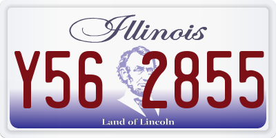 IL license plate Y562855