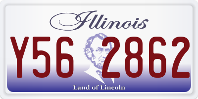 IL license plate Y562862