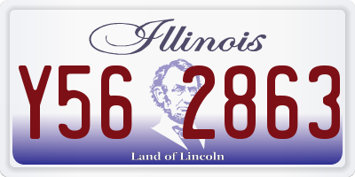 IL license plate Y562863