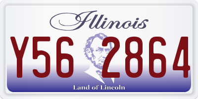 IL license plate Y562864