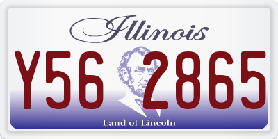 IL license plate Y562865