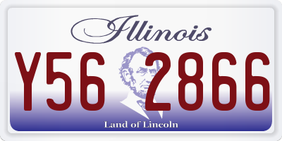 IL license plate Y562866