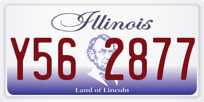 IL license plate Y562877