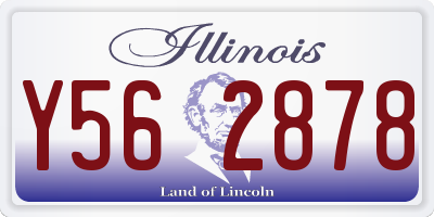 IL license plate Y562878