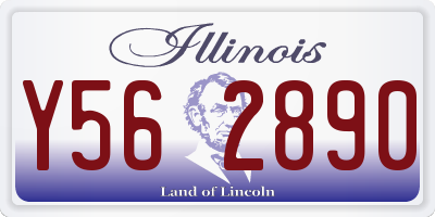 IL license plate Y562890