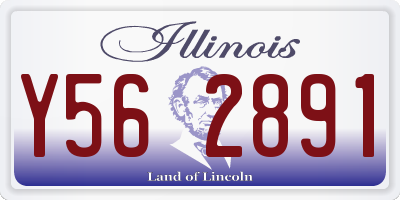 IL license plate Y562891