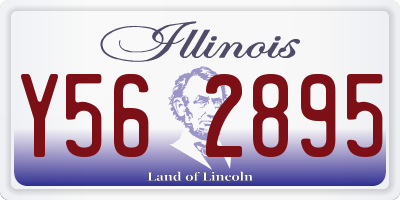 IL license plate Y562895