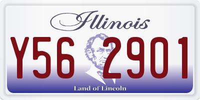 IL license plate Y562901