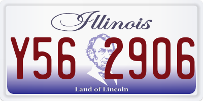 IL license plate Y562906