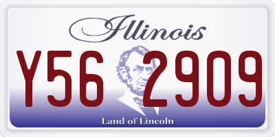 IL license plate Y562909