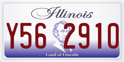 IL license plate Y562910
