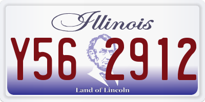 IL license plate Y562912