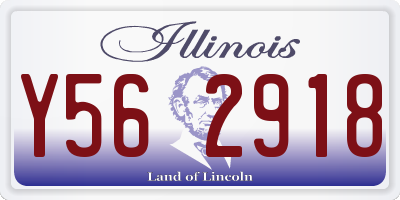 IL license plate Y562918