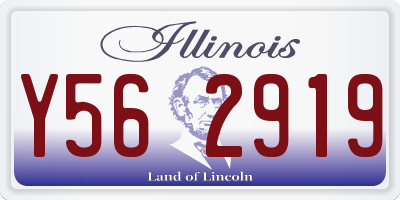 IL license plate Y562919