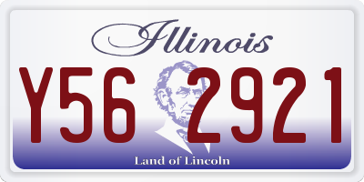 IL license plate Y562921