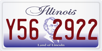 IL license plate Y562922
