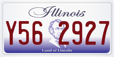 IL license plate Y562927