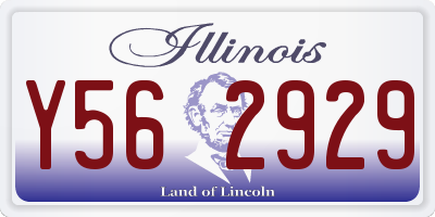 IL license plate Y562929
