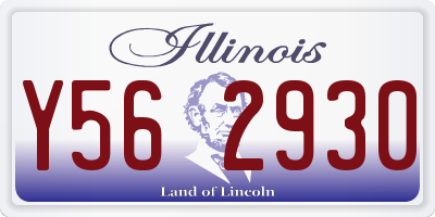 IL license plate Y562930
