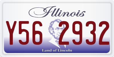 IL license plate Y562932