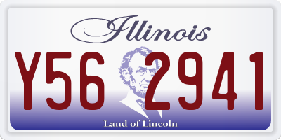 IL license plate Y562941