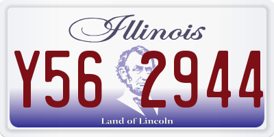 IL license plate Y562944
