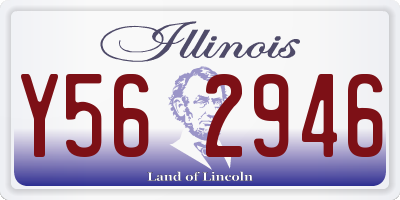 IL license plate Y562946