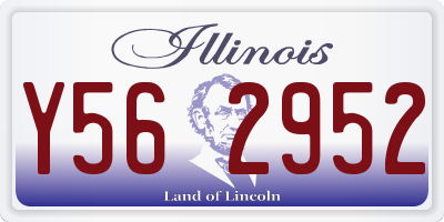 IL license plate Y562952