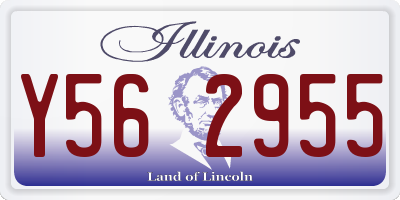IL license plate Y562955
