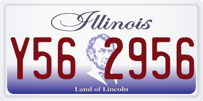 IL license plate Y562956