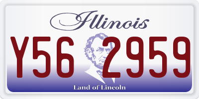 IL license plate Y562959