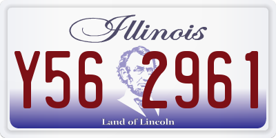 IL license plate Y562961