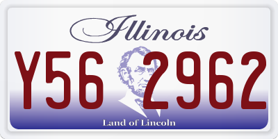 IL license plate Y562962