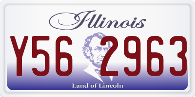 IL license plate Y562963